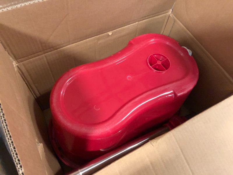 Photo 1 of HAPINNEX Spin Mop and Bucket with Wringer Set - for Home Kitchen Floor Cleaning - Wet/Dry Usage on Hardwood & Tile - Upgraded Self-Balanced Easy Press System with 2 Washable Microfiber Mops Heads Spin Mop Bucket Set