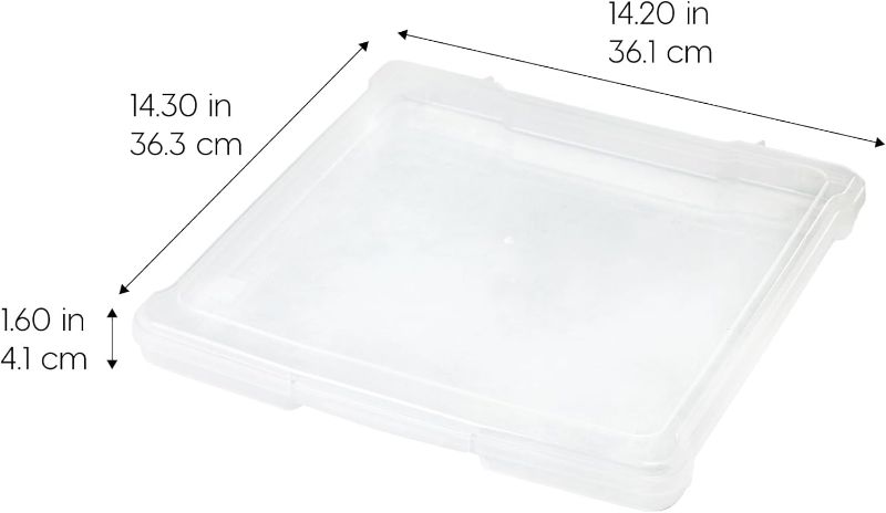 Photo 1 of 12" x 12" Slim Portable Project Case, Clear