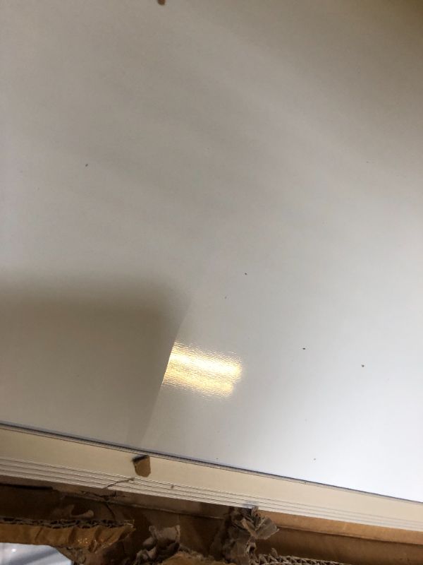Photo 1 of VIZ-PRO Magnetic Whiteboard/Dry Erase Board, 48 X 36 Inches, Silver Aluminium Frame