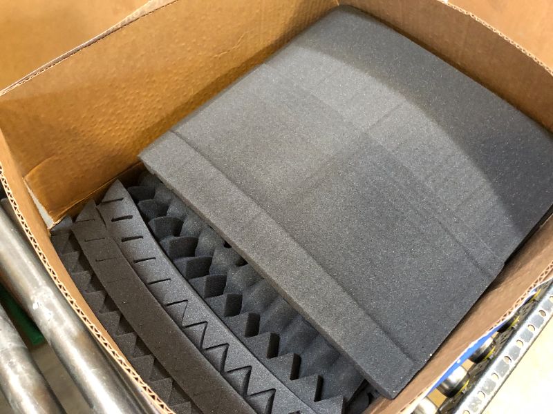 Photo 1 of 52 Pack Acoustic Panels 1 X 12 X 12 Inches - Acoustic Foam - Studio Foam Wedges - High Density Panels - Soundproof Wedges - Charcoal
