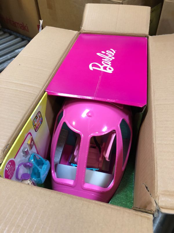 Photo 2 of Barbie Dreamplane Airplane Toys Playset with 15+ Accessories Including Puppy, Snack Cart, Reclining Seats and More Standard