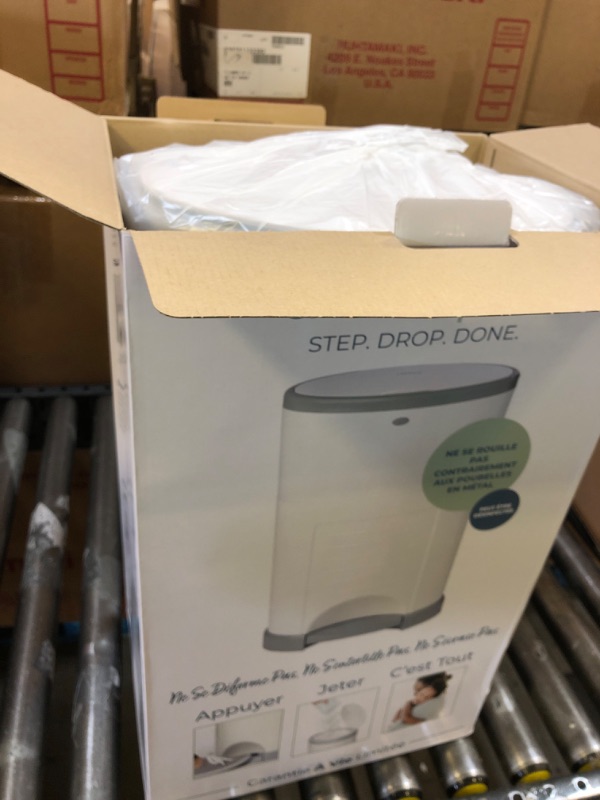 Photo 2 of Dekor Plus Hands Free Diaper Pail - White