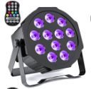 Photo 1 of Rechargeable Par Lights Uplights RGBWA+UV 6-in-1 LED Battery Powered Stage Lights, HOLDLAMP DJ Lights Sound Activated with Remote & DMX Control for Festival Party Event Wedding Bar 
