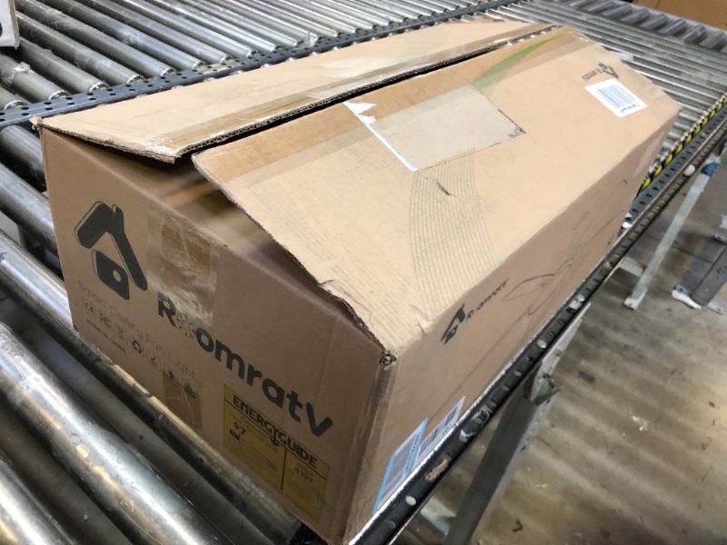 Photo 1 of Roomratv Smart Ceiling Fan with Dimmable Light 52 Inch Quiet Reversible DC Motor Fan Remote Control Compatible with Alexa Google home