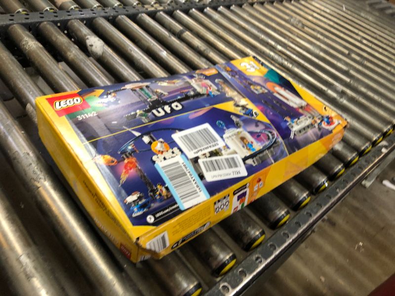 Photo 2 of -FACTORY SEALED- LEGO Creator Space Roller Coaster 31142 3 in 1 Building Toy Set Featuring a Roller Coaster, Drop Tower, Carousel and 5 Minifigures, Rebuildable Amusement Park for Kids Ages 9+