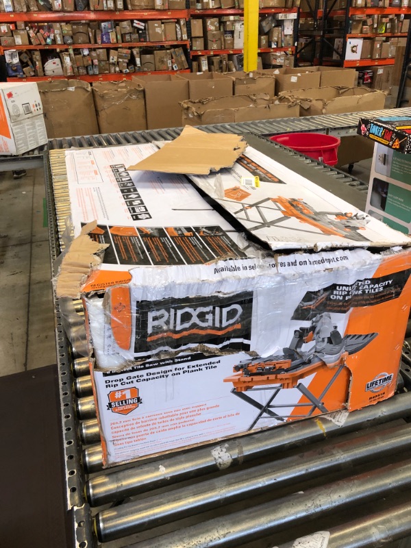 Photo 1 of 12 Amp 8 in. Wet Tile Saw with Extended Rip Capacity and Stand