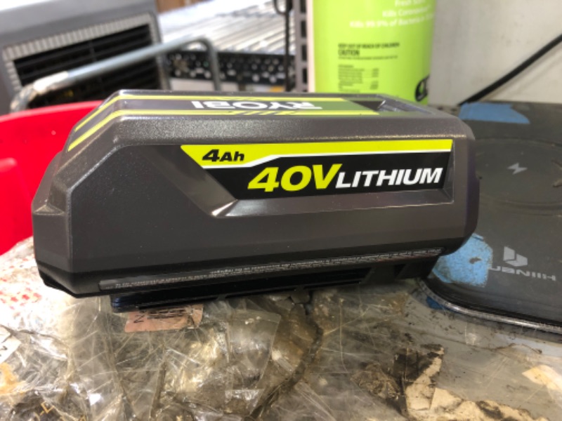 Photo 2 of Ryobi 40V Lithium-Ion 4.0 Ah Battery