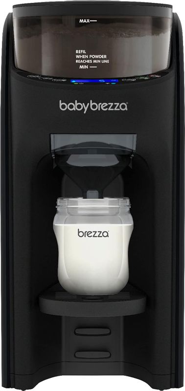 Photo 1 of Baby Brezza Formula Pro Advanced WiFi Formula Dispenser Machine - Automatically Mix a Warm Formula Bottle Instantly - Easily Make Bottle with Automatic Powder Blending, Black
