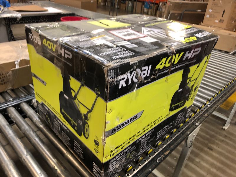 Photo 5 of RYOBI
40V HP Brushless 18 in. Single-Stage Cordless Electric Snow Blower with 6.0 Ah Battery and Charge