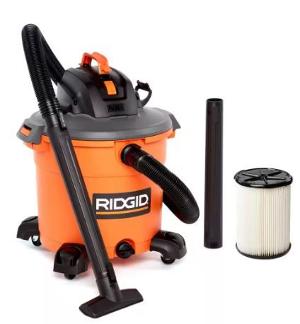 Photo 1 of RIDGID
16 Gallon 5.0 Peak HP NXT Wet/Dry Shop Vacuum with Filter, Locking Hose and Accessories