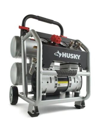 Photo 1 of Husky
4.5 Gal. Portable Electric-Powered Silent Air Compressor