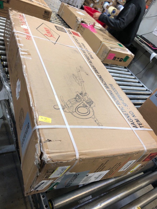 Photo 1 of Sunny Health & Fitness Magnetic Rowing Machine with Extended Slide Rail with Optional Exclusive SunnyFit® App Smart