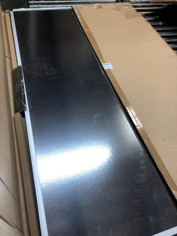 Photo 1 of VIZ-PRO Magnetic Dry Erase Board / Whiteboard, 5' X 3', Silver Aluminium Frame 60 X 36 Inches
