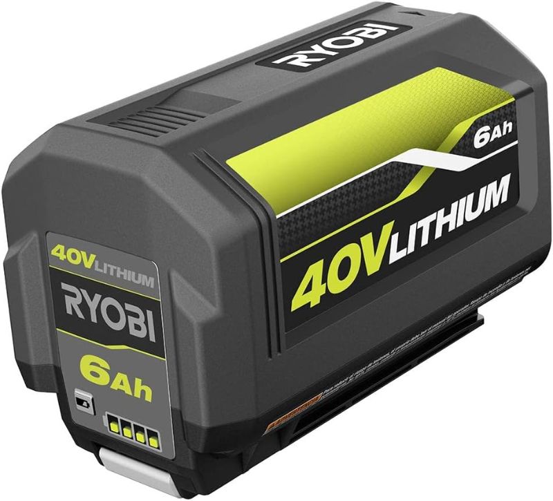 Photo 2 of Ryobi 40-Volt Lithium-Ion 6.0 Ah High Capacity Battery