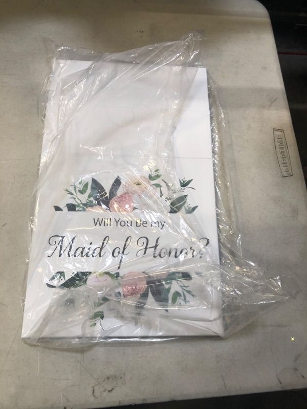 Photo 2 of Maid of Honor Proposal Box | 1 Magnetic Lid Box | 1 Premium Maid of Honor Box | Maid of Honor Box