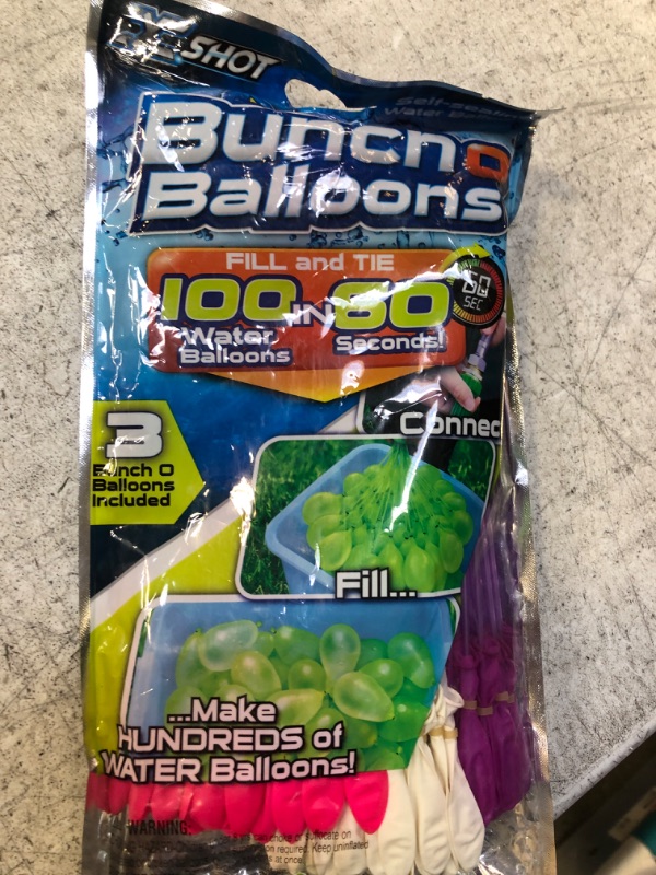 Photo 1 of ZURU BUNCHO BALLOONS FILL AND TIE 100 IN 60 