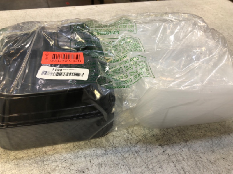 Photo 1 of Freshware Meal Prep Containers [21 Pack] 3 Compartment with Lids, Food Storage Containers, Bento Box, Stackable, Microwave/Dishwasher/Freezer Safe (24 oz) 3-Compartment, 24 ounce, 21 Pack