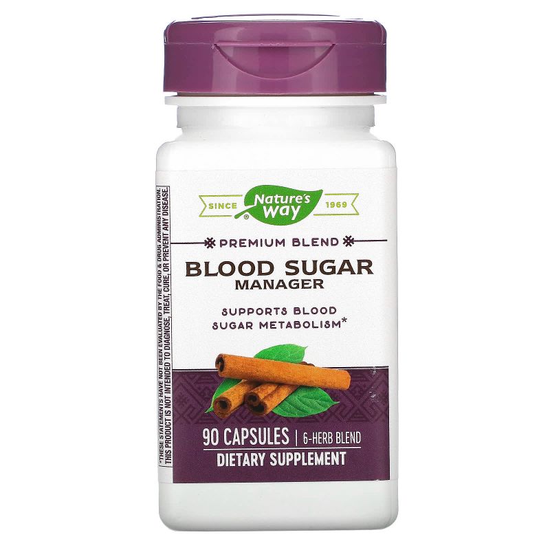 Photo 1 of Nature's Way Blood Sugar With Gymnema Extract ( 1x90 CAP) exp- 06/30/26