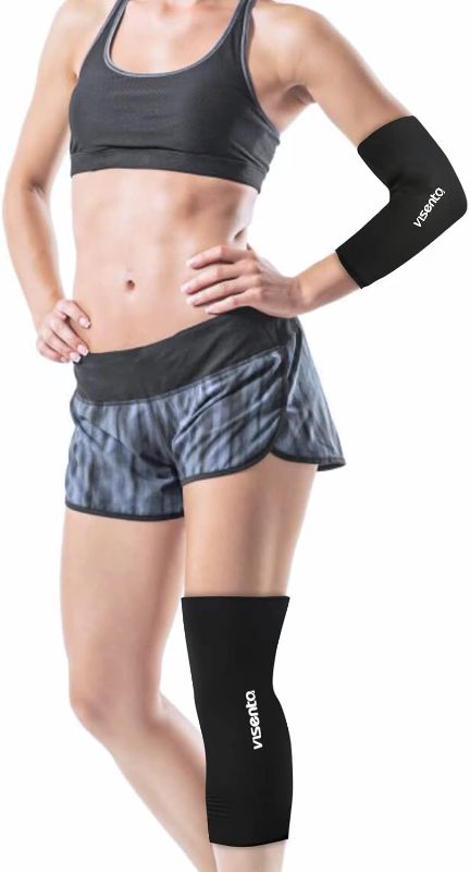 Photo 1 of Visenta Knee Elbow Ice Pack Hot & Cold Therapy for Injuries?Ice Packs for CalfElbow, Ankle, Knee Pain Relief?Reusable Gel Pack Cold Compression for Meniscus, ACL, MCL, Bursitis?L?