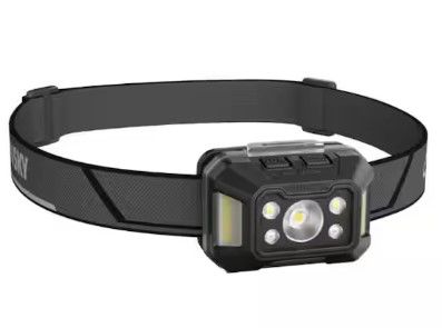 Photo 1 of 650 Lumens Dual-Power Broad Range LED Headlamp 7 Modes with USB Port and Rechargeable Battery
