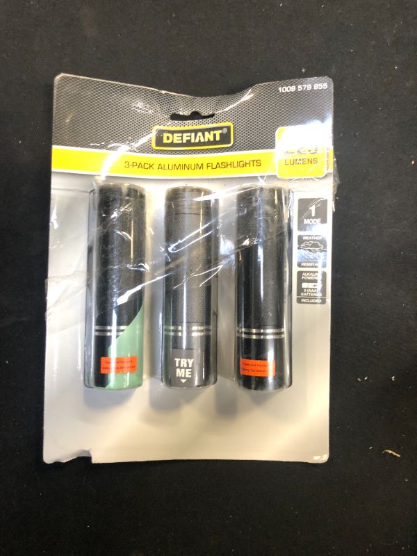 Photo 2 of 225 Lumens Aluminum Flashlight (3-Pack)
