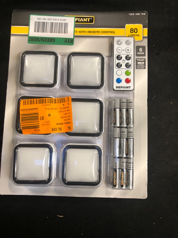 Photo 1 of 40 Lumens Accent Light Combo with Remote Control (6-Pack)