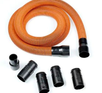 Photo 1 of 1-7/8 in. x 10 ft. Pro-Grade Locking Vacuum Hose Kit for RIDGID Wet/Dry Shop Vacuums
