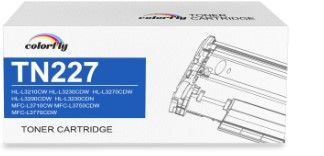 Photo 1 of colorfly Compatible TN227 TN-227 TN227BK Toner Cartridges Replacement for Brother TN227 TN-227BK TN223BK for Brother MFC-L3710CW MFC-L3750CDW MFC-L3770CDW HL-L3290CDW HL-L3230CDW HL-L3270CDW 2 Pack 2*Black