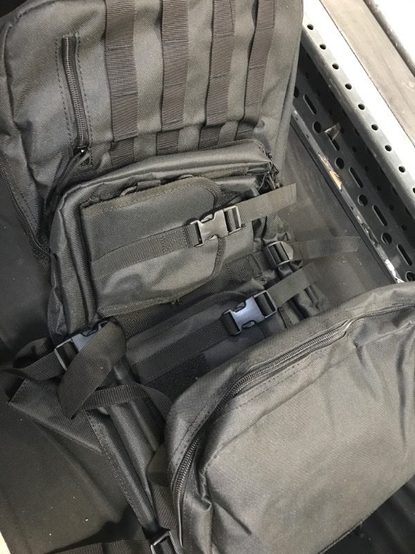 Photo 1 of PERFBAGS Soft Rifle Case 36" 42" Tactical Long Double Rifle Backpack Gun Bag for Hunting Shooting Range, Firearm Transportation with Lockable Zipper and Molle System 36"x12" Black