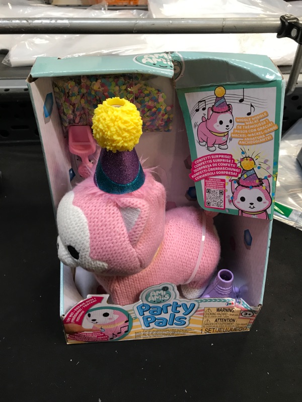 Photo 2 of Ami Amis Party Pal Ultimate Festive Fun Plush Toy with a Wiggle Walk, Plays Music & Horns, Confetti Surprise!