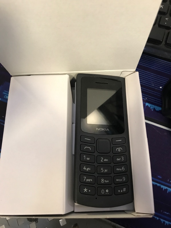 Photo 2 of Nokia 105 4G | GSM Unlocked Mobile Phone | Volte | Black | International Version | Not AT&T/Cricket/Verizon Compatible