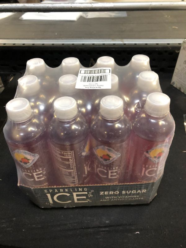 Photo 2 of Sparkling Ice, Berry Lemonade Sparkling Water, Zero Sugar Flavored Water, with Vitamins and Antioxidants, Low Calorie Beverage, 17 fl oz Bottles (Pack of 12) EXP-05/28