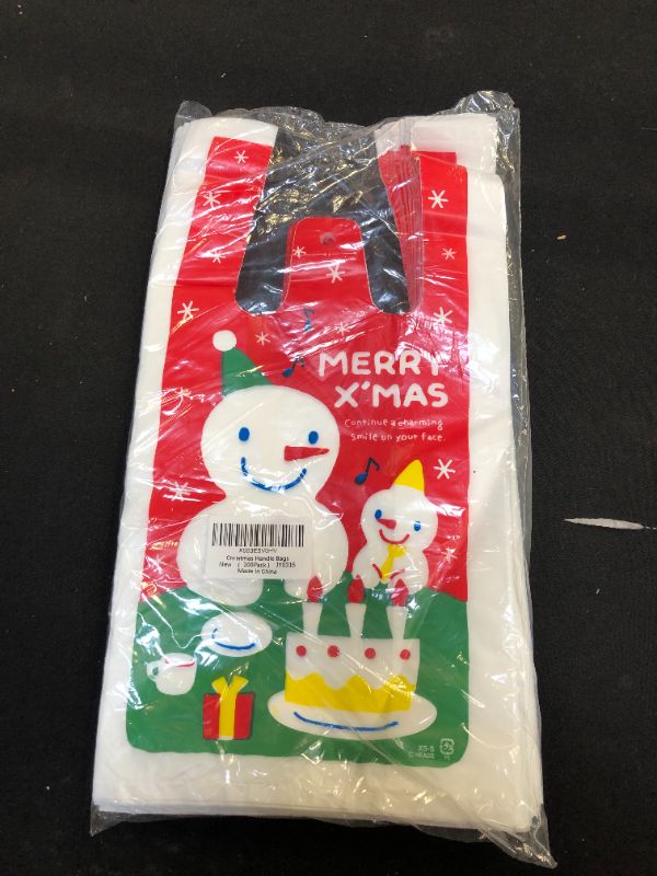 Photo 2 of 20pcs, Christmas Decoration Portable Packaging, Carrying A Handbag, Gift Packaging Plastic Bags Gift Bags, Christmas Gifts, New Year Gifts, Navidad, Christmas Decorations, Christmas Party Favors, Cheapest Items Available,
