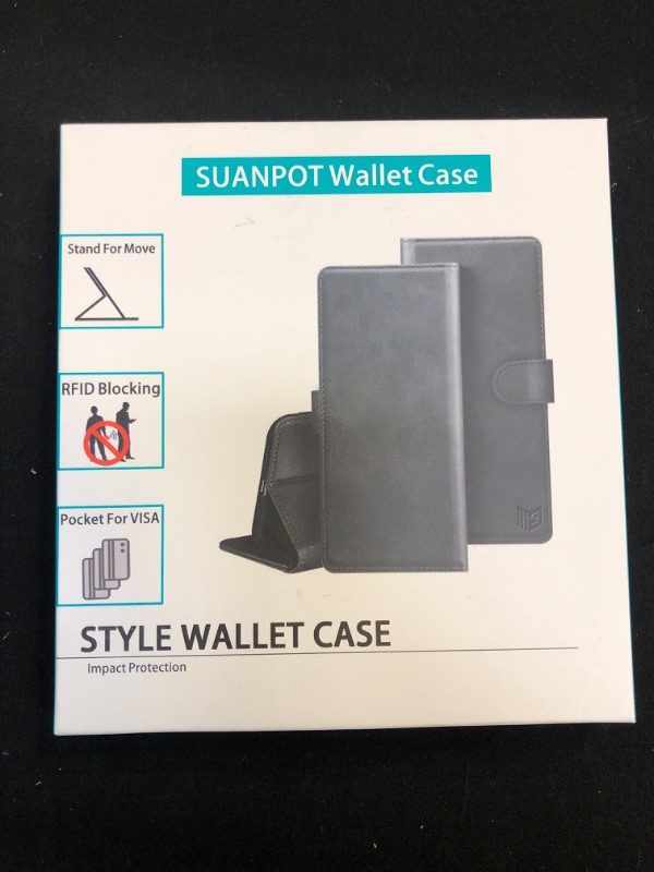 Photo 1 of SUANPOT?RFID Blocking for Samsung Galaxy A42 Wallet case with Credit Card Holder,Flip Book PU Leather Phone case Shockproof Cover Cellphone Women Men for Samsung A42 5G case Wallet Blue