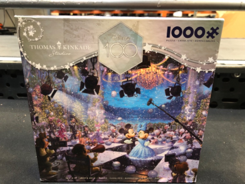 Photo 2 of Ceaco - Disney's 100th Anniversary - Thomas Kinkade - 100th Anniversary Celebration - 1000 Piece Jigsaw Puzzle