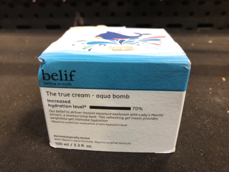 Photo 2 of Belif the True Cream Aqua Bomb Hydrating Moisturizer with Squalane, Size: 3.38 FL Oz, Multicolor
