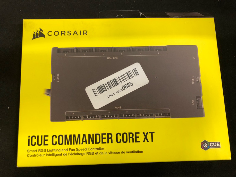 Photo 2 of CORSAIR iCUE COMMANDER CORE XT, Digital Fan Speed and RGB Lighting Controller COMMANDER CORE XT Controller