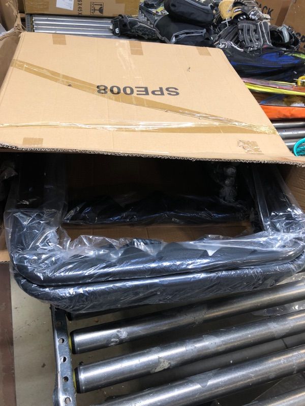 Photo 1 of 8pack steel luggage racks folding suitcase stands black luggage holders metal frame