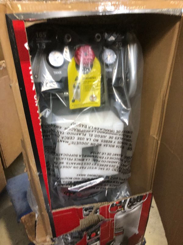 Photo 1 of 20 Gal. Vertical Electric-Powered Silent Air Compressor