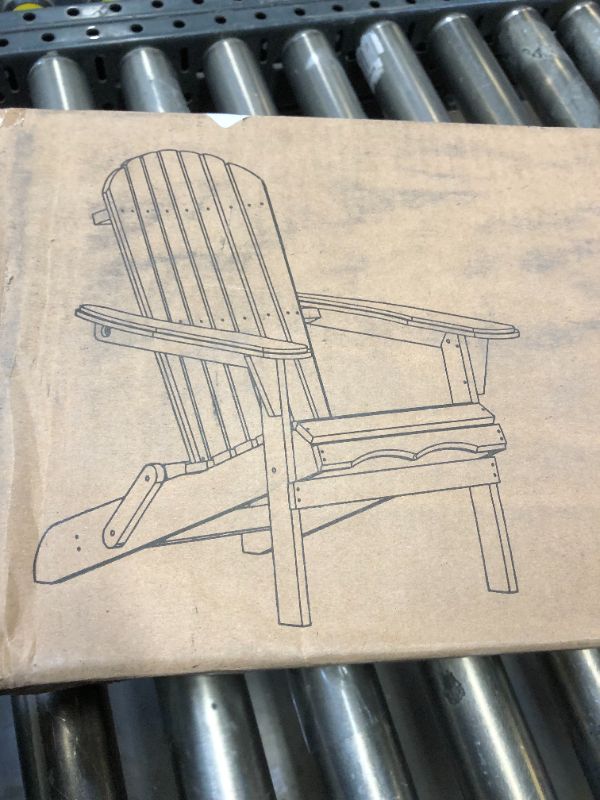 Photo 3 of Adirondack Chair,Folding Wooden Lounger Chair