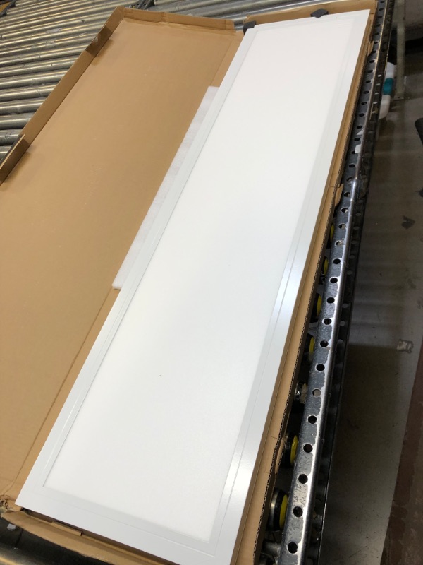 Photo 2 of 1 ft. x 4 ft. 50-Watt 4000 Lumens White Dimmable Integrated LED Edge-Lit Flat Panel Flush Mount Light Color Changing CCT