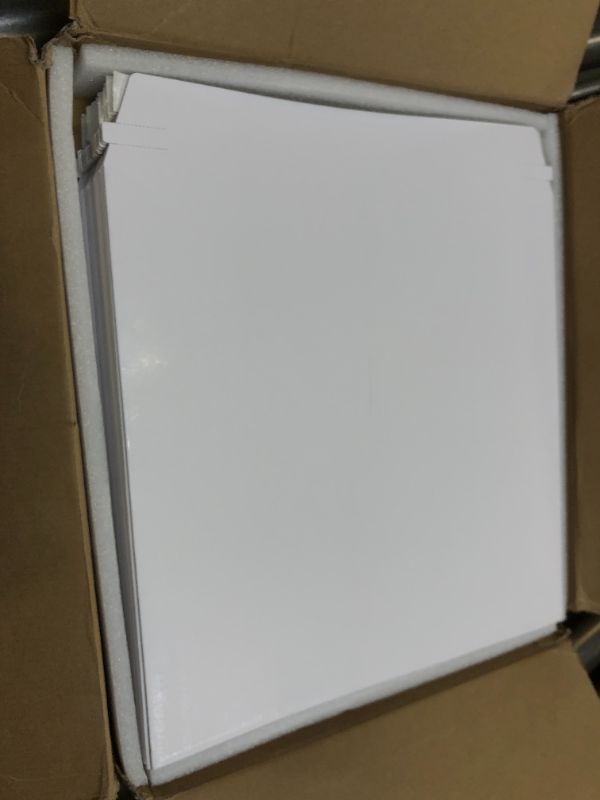 Photo 2 of 25 Pack Rigid Mailers with Self Sealing Flap, Bulk Stay Flat 12 x 12 Envelopes for Shipping Photos, Calendars