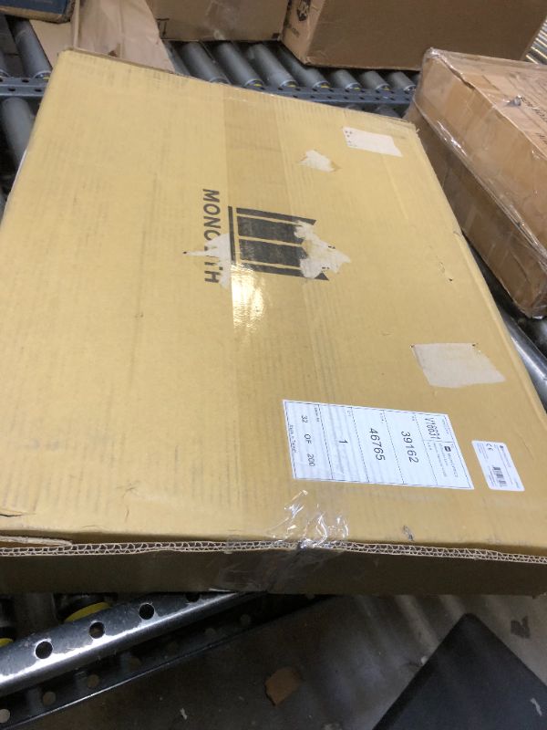 Photo 1 of Monolith Amplifier/Component Stand XL - Black, Open Air Design, Scratch-Resistant, Hold up to 200Lbs. Perfect Way to Organize AV Components