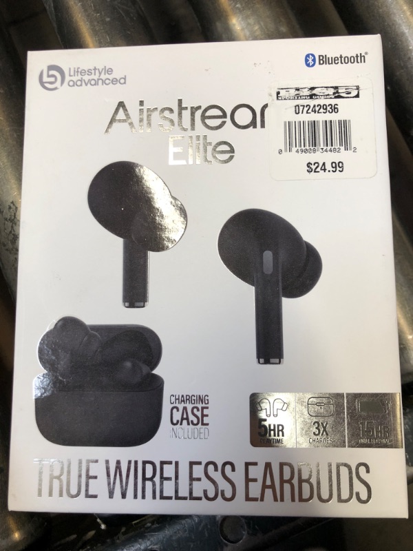 Photo 2 of Lifestyle Advanced Airstream Elite True Wireless Earbuds with Charging Case
