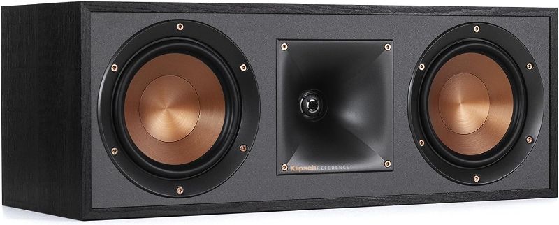 Photo 1 of Klipsch R-52C Powerful Detailed Center Channel Home Speaker - Black
