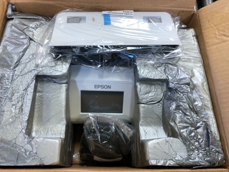 Photo 2 of Epson RapidReceipt RR-600W Wireless Desktop Color Duplex Receipt and Document Scanner with Receipt Management Software, Touchscreen and Auto Document Feeder. Full 1-Year Limited Warranty (Renewed) RR-600W - Renewed Scanner