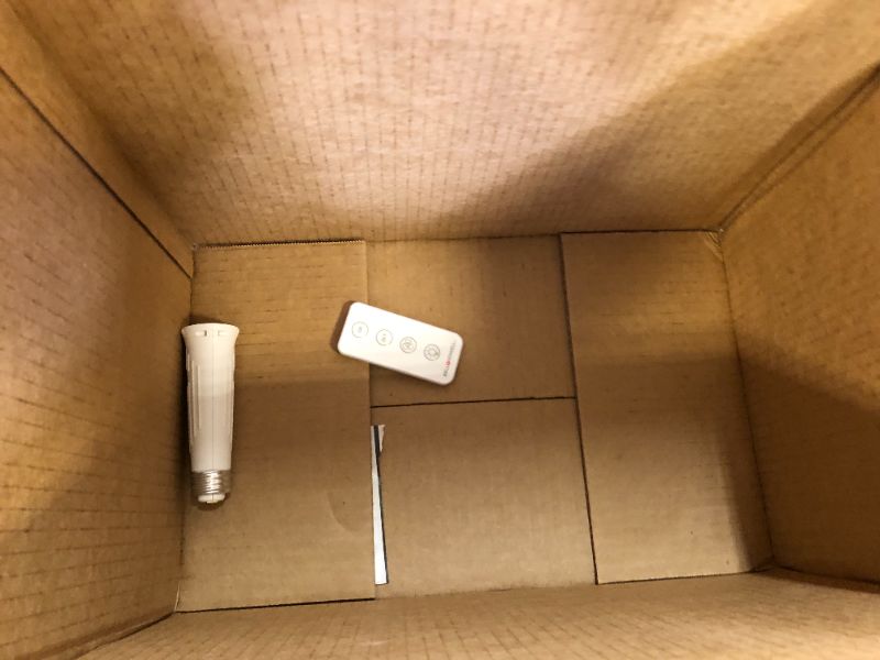 Photo 1 of BELL+HOWELL
Socket Fan 15.7 in. Indoor White Socket Ceiling Warm Light Fan with Remote
