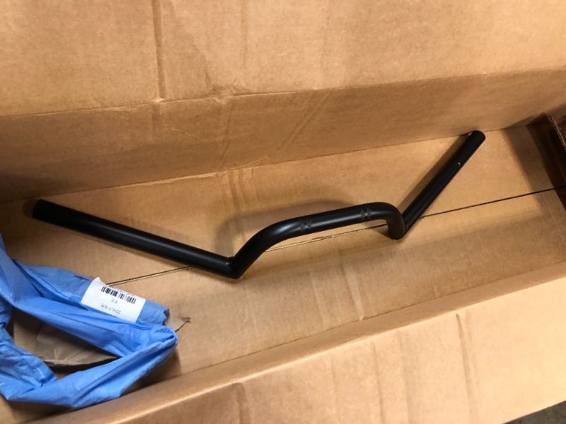 Photo 2 of AnXin Motorcycle 7/8" Handlebar Cafe Racer Ace Clubman Style Handlebars 22MM Universal For Bobber Custom Application Black