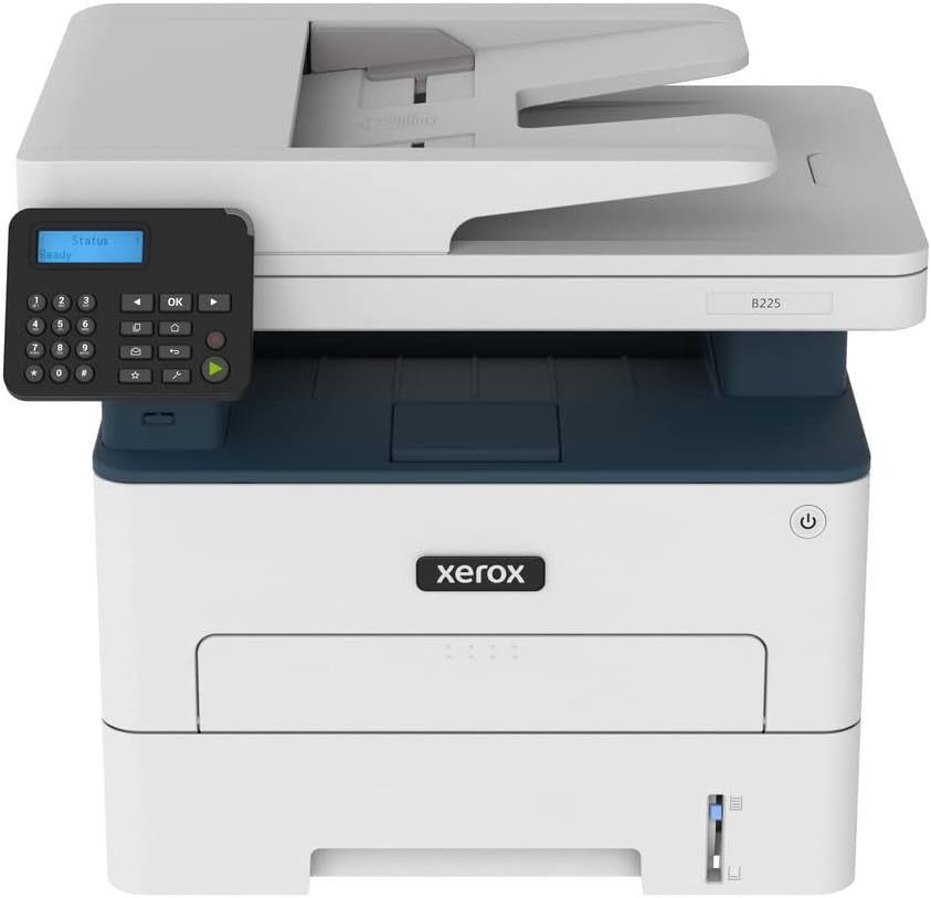 Photo 1 of Xerox B225/DNI Multifunction Monochrome Printer, Print/Scan/Copy, Black and White Laser, Wireless, All in One
