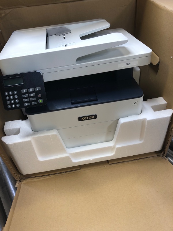 Photo 3 of Xerox B225/DNI Multifunction Monochrome Printer, Print/Scan/Copy, Black and White Laser, Wireless, All in One
